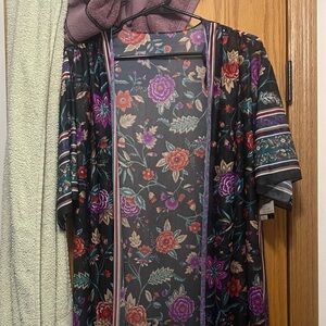 Vintage Floral Women's Kimono Jacket